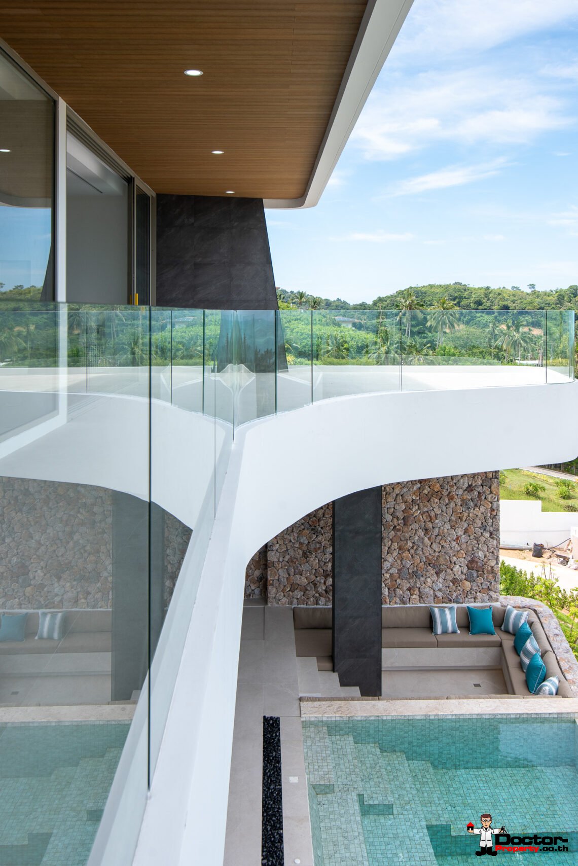 Luxury 4 Bedroom Pool Villa with Sea View in Bang Por, Koh Samui – For Sale